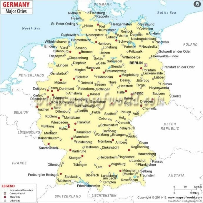 Benelux politisk veggkart laminert  100 x 136cm - Bilde 2