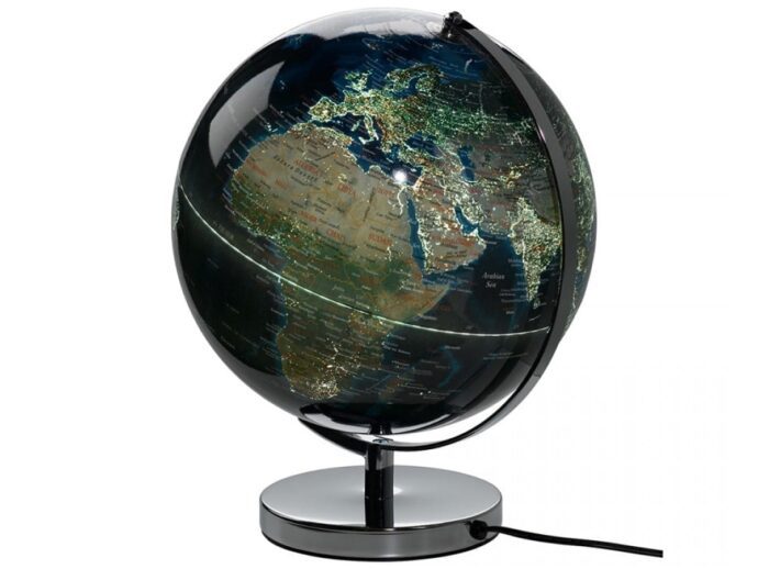 Verdensbyer lys Globus i 30cm/diam.